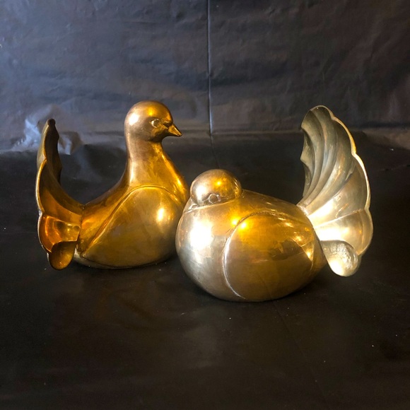 Accents Brass Bird Bookends Midcentury Art Deco Korea Poshmark